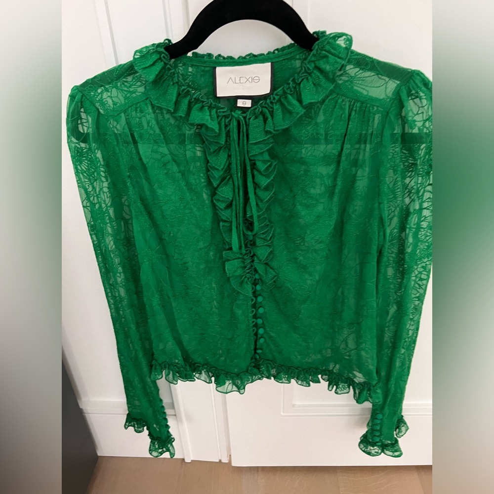 Green Alexis Blouse